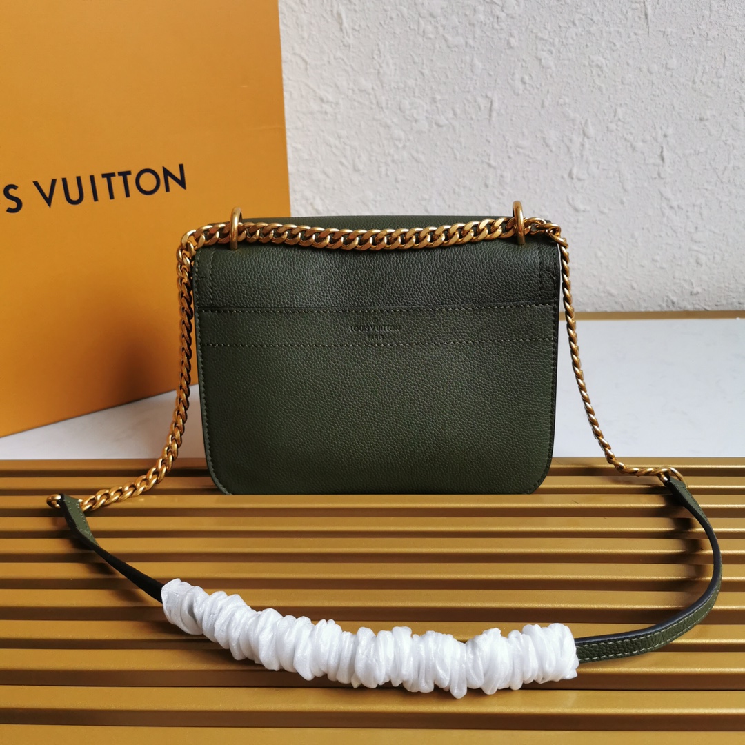 l0vis Vvtt0n lockme chain bag khaki m57067 23 x 17 x 11 cm