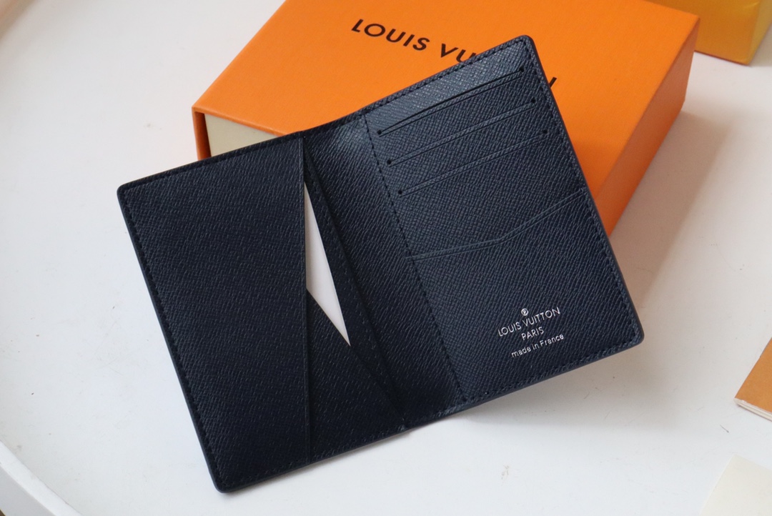 l0vis Vvtt0n pocket organizer monogram pattern blue m80455 8 x 11 x 1 cm