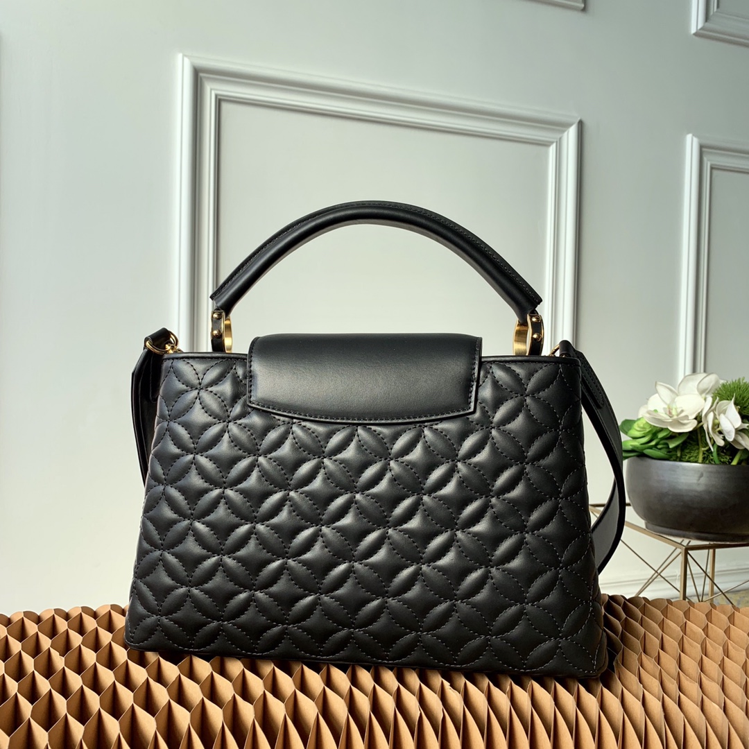l0vis Vvtt0n capucines mm monogram flower black m55366 31 x 20 x 11 cm