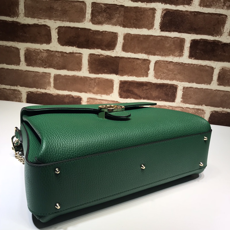 Gvc*1 large interlocking gg shoulder bag green 510306 32 x 20 x 12 cm
