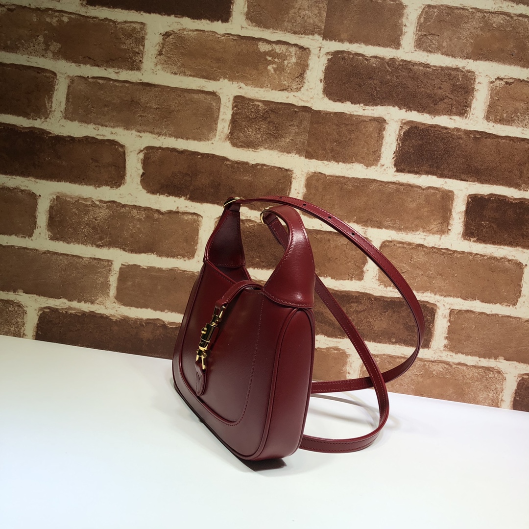 Gvc*1 mini jackie 1961 shoulder bag leather red 637091 19 x 13 x 3 cm