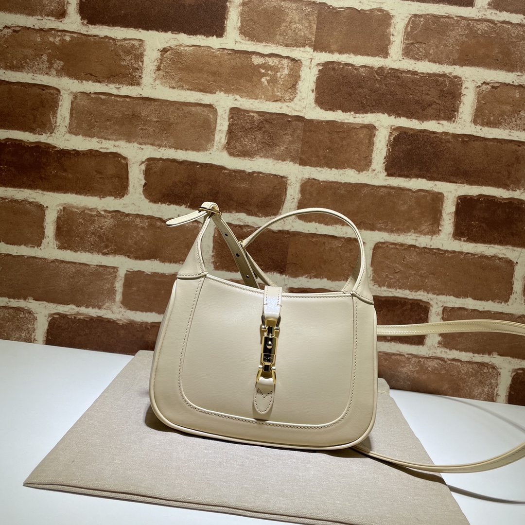 Gvc*1 mini jackie 1961 shoulder bag leather creme 637091 19 x 13 x 3 cm