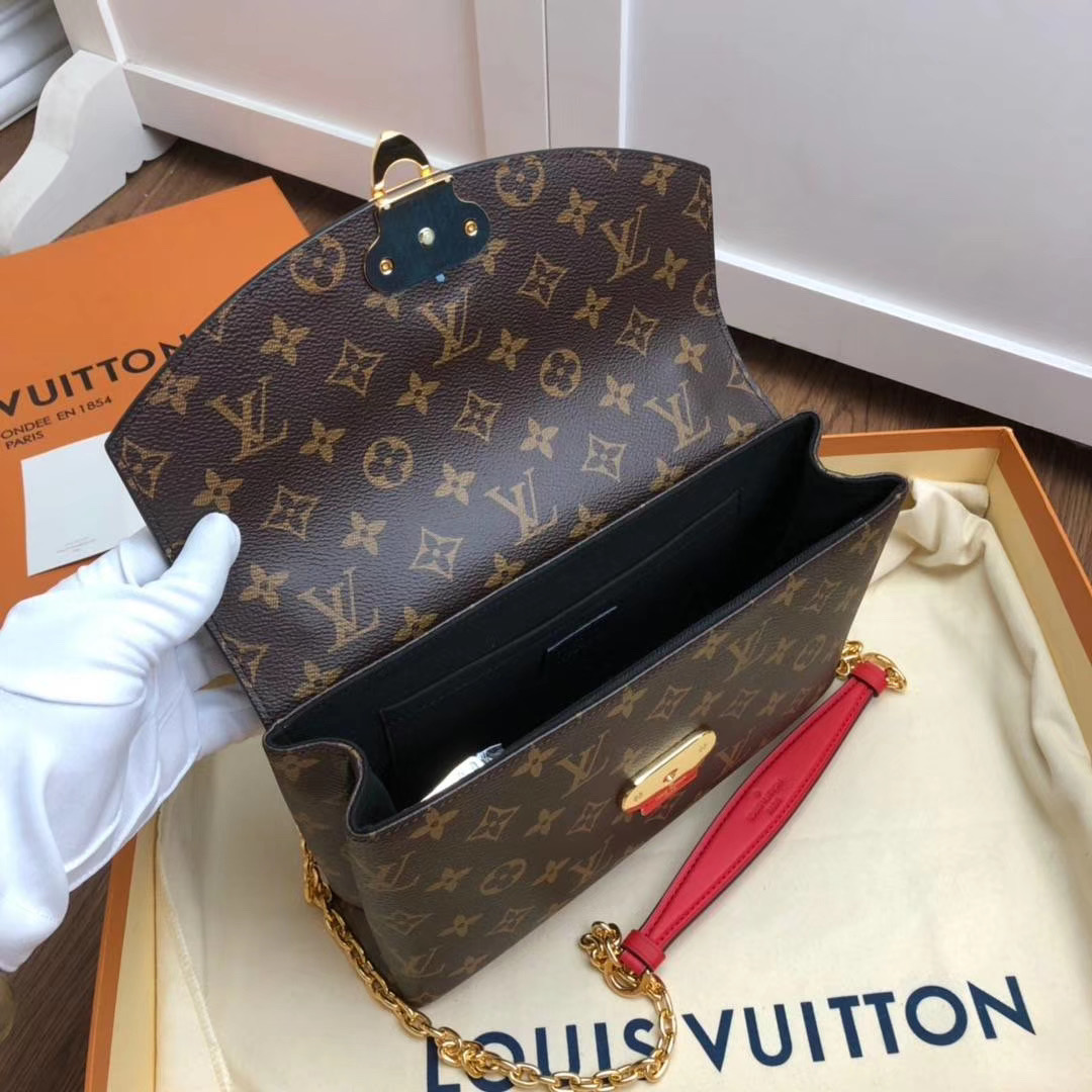 l0vis Vvtt0n saint-placide monogram canvas and leather black m43714 26 x 16 x 7 cm