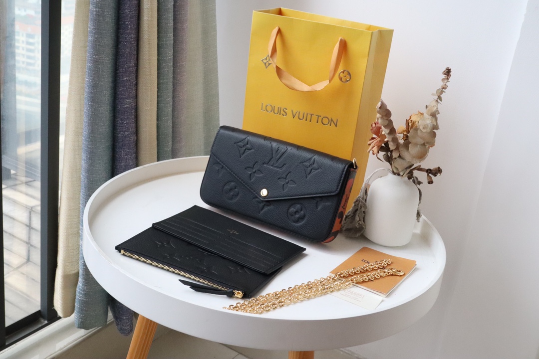 l0vis Vvtt0n fÉlicie pochette monogram empreinte embossed leather m80679 21 x 12 x 3 cm