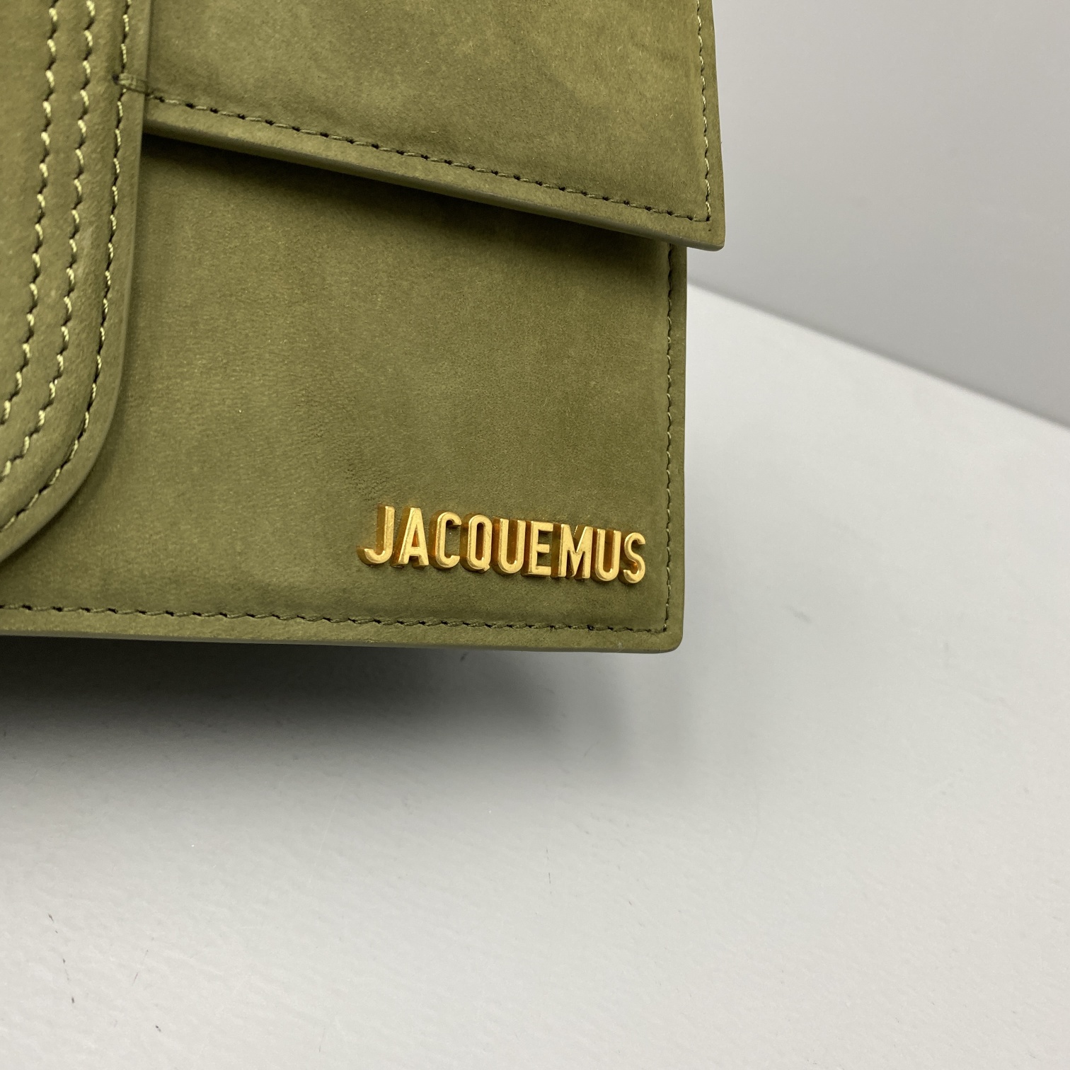 Ja*qvemvs le grand bambino velvet green 213ba07 24 x 13 x 7 cm