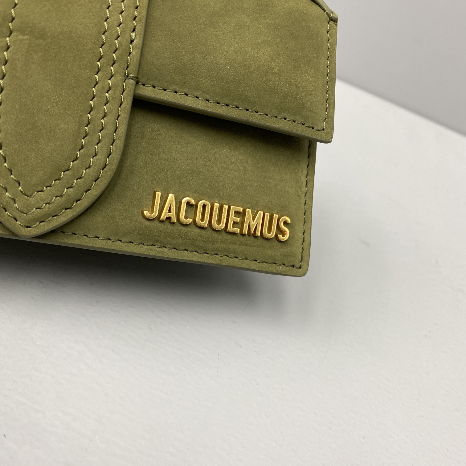 Ja*qvemvs small le bambino velvet green 213ba06 18 x 6 x 7 cm