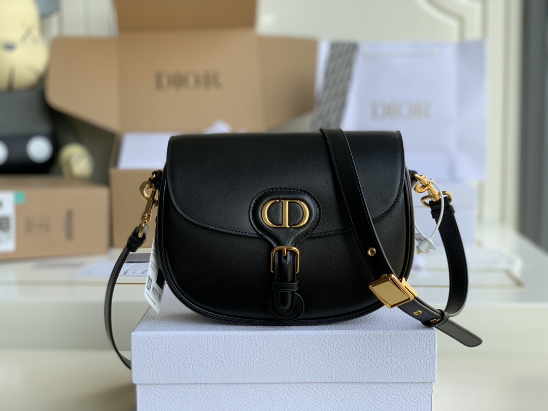 D10r small bobby bag box calfskin black m9317 18 x 14 x 5 cm
