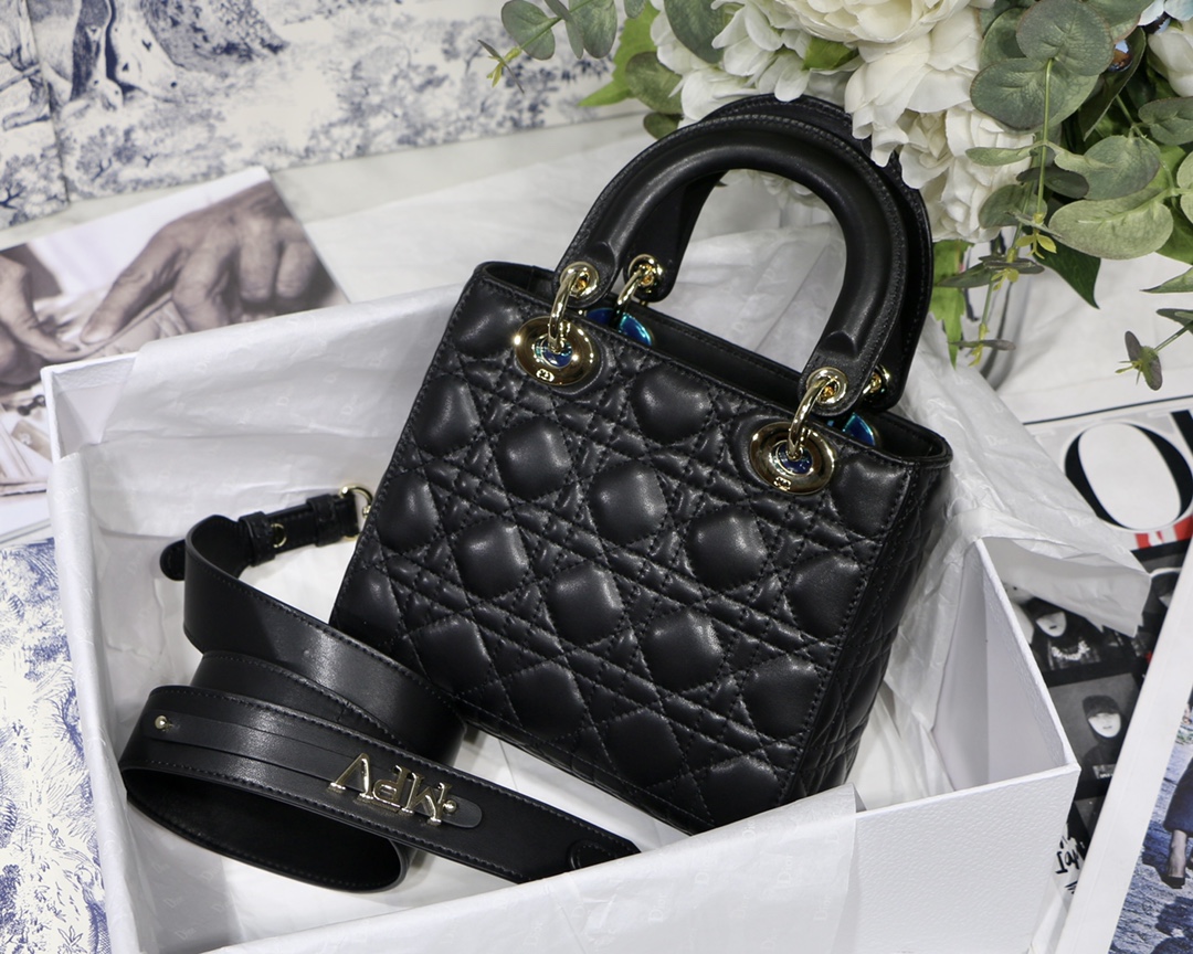 D10r lady D10r my abcD10r bag black metal m0538 20cm