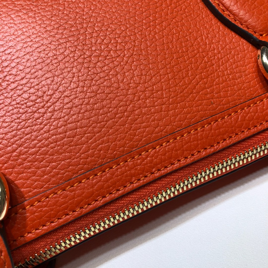 Gvc*1 convertible straight leather orange 449659 30 x 22 x 12 cm