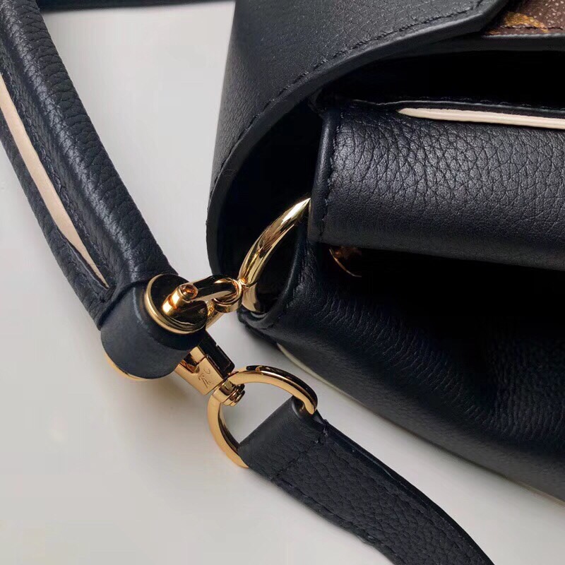 l0vis Vvtt0n double v bag monogram canvas black m54439 28 x 21 x 16 cm