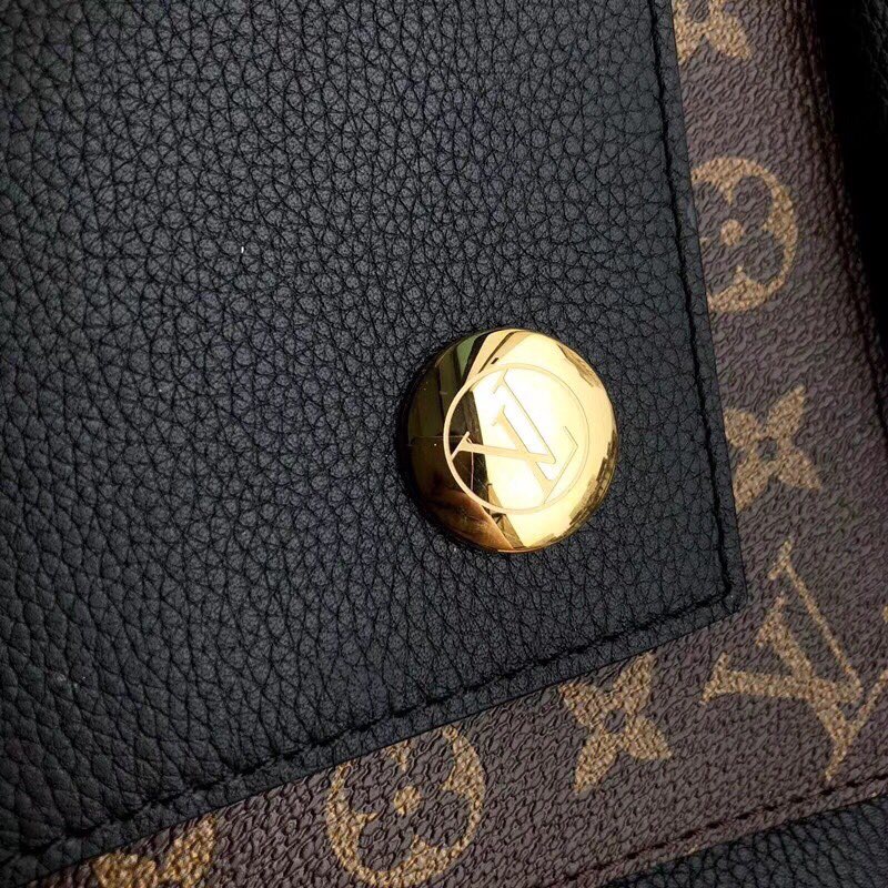 l0vis Vvtt0n double v bag monogram canvas black m54439 28 x 21 x 16 cm