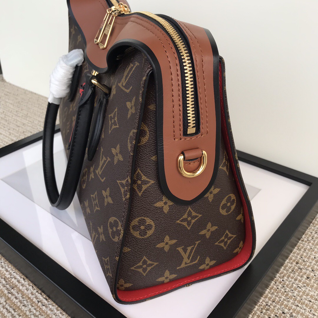 l0vis Vvtt0n tuileries tote bag monogram canvas brown m41456 35 x 24 x 13 cm