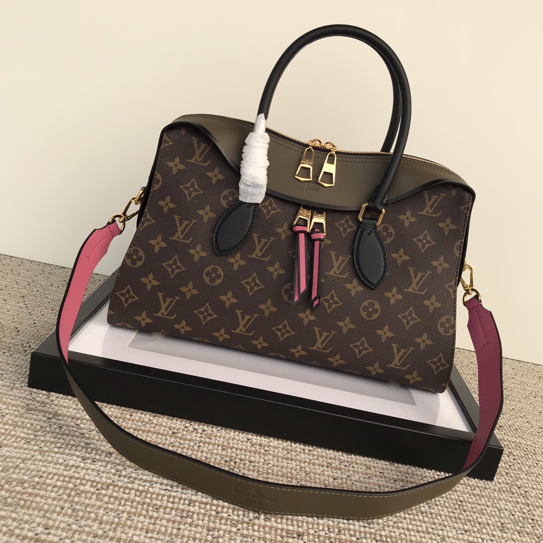 l0vis Vvtt0n tuileries tote bag monogram canvas dark taupe m41456 35 x 24 x 13 cm