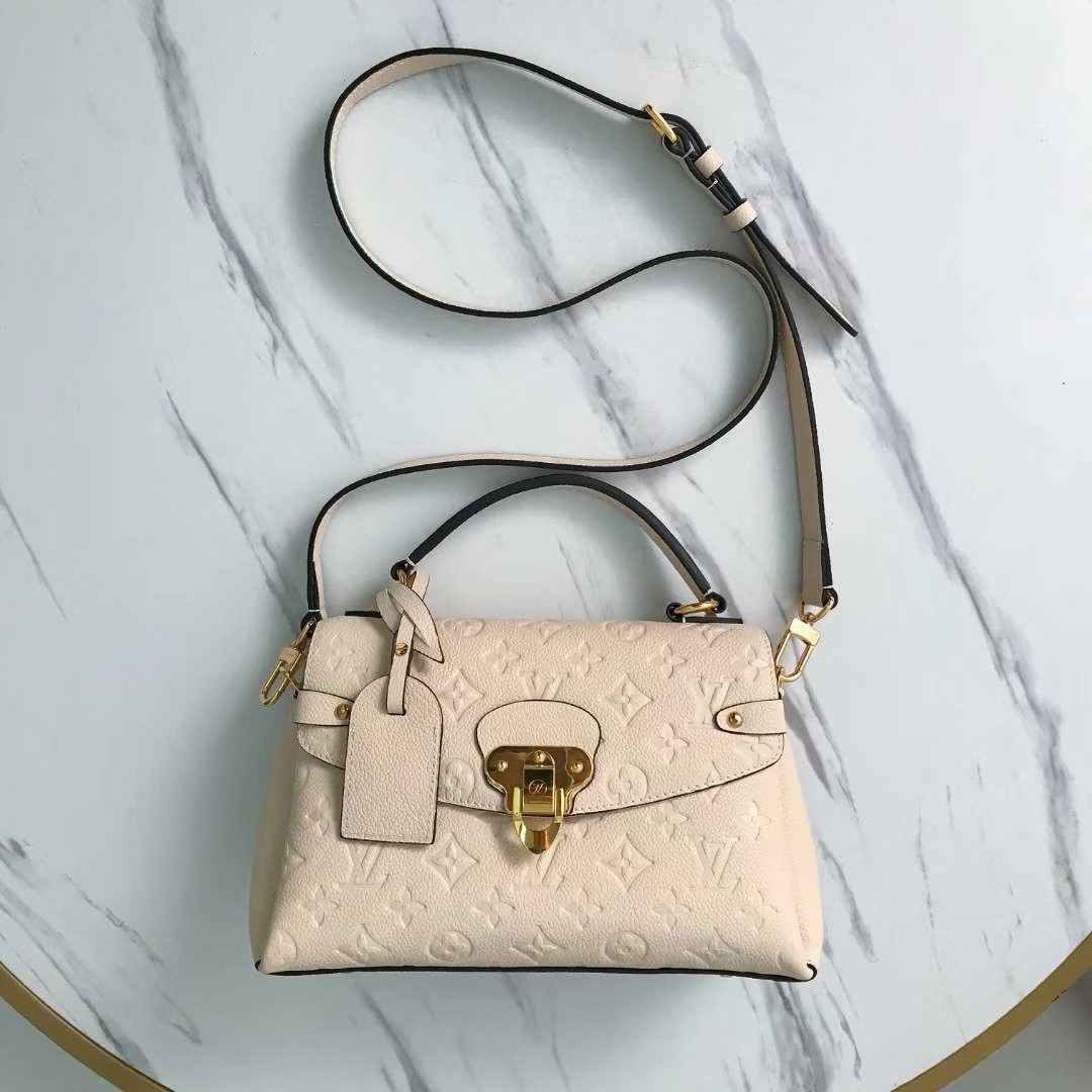 l0vis Vvtt0n georges bb monogram empreinte leather cream m53941 27.5 x 17 x 11.5 cm