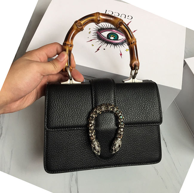 Gvc*1 mini dionysus top handle black bag 523367 20 cm