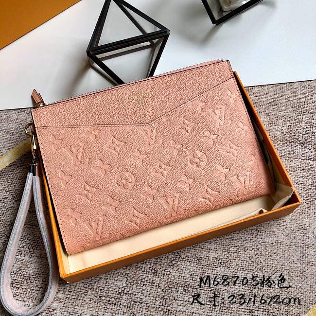 l0vis Vvtt0n pochette melanie mm pink m68705 23 x 16 x 2 cm