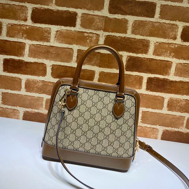 Gvc*1 horsebit 1955 small top handle gg brown 621220 25 x 24 x 9 cm