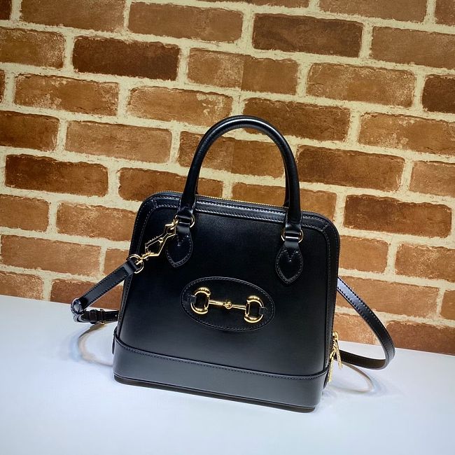 Gvc*1 horsebit 1955 small top handle black 621220 25 x 24 x 9 cm