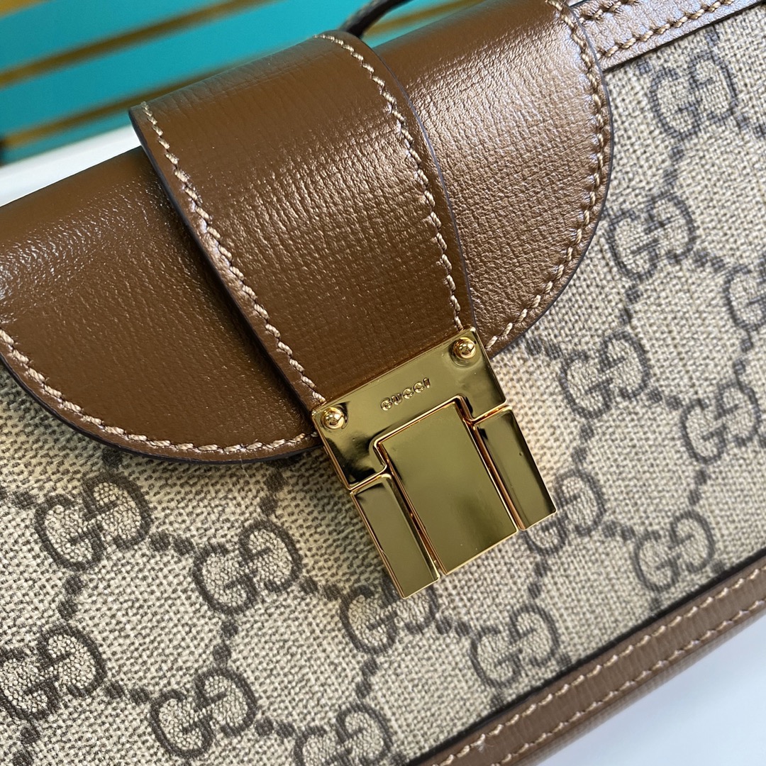 Gvc*1 gg mini bag with clasp closure 614368 18 x 10.5 x 6.5 cm