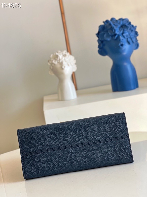 l0vis Vvtt0n twist one handle mm taurillon leather blue marine m57090 29 x 21 x 12 cm