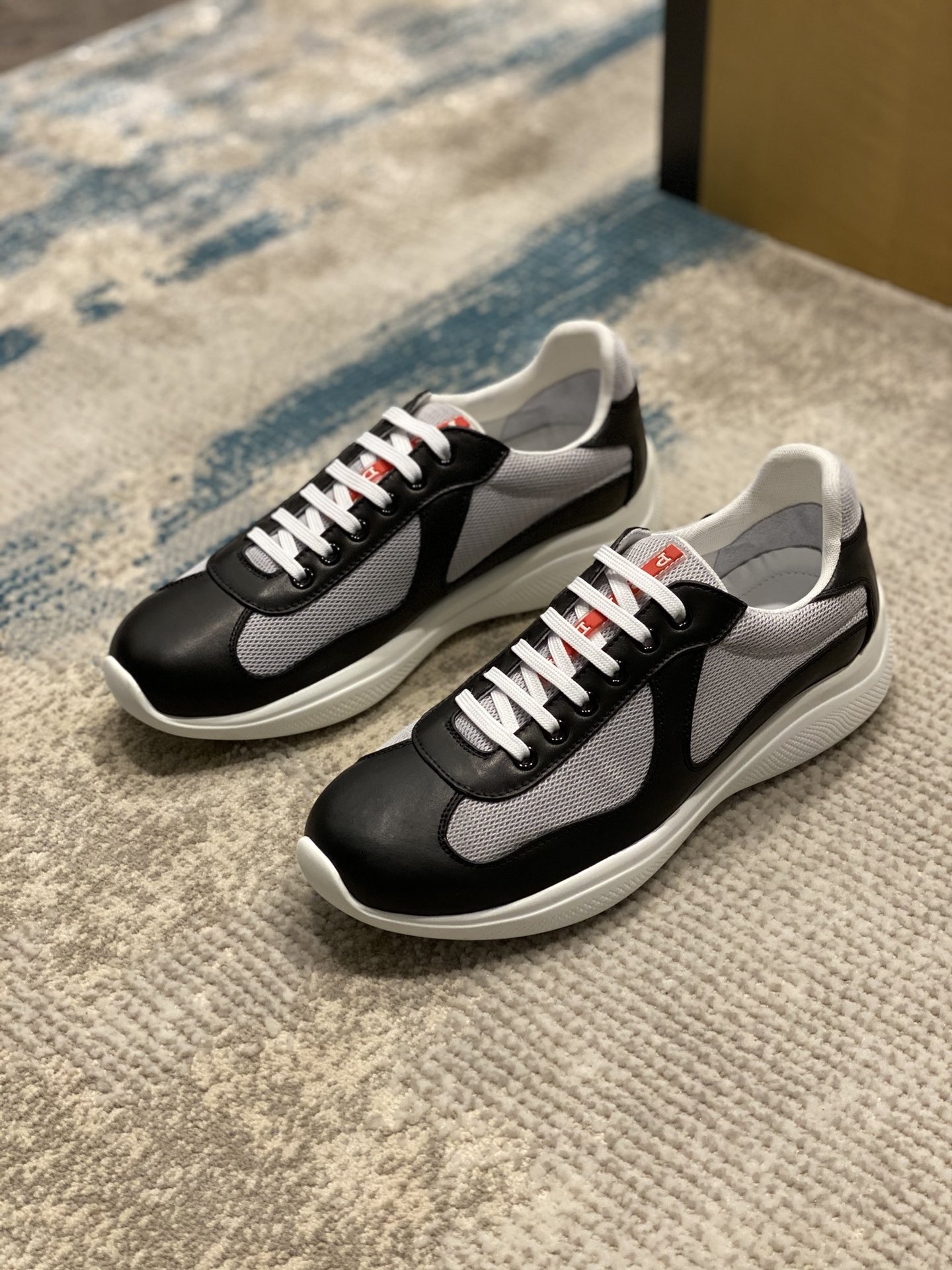 Pra*a america's cup sneakers gray/black