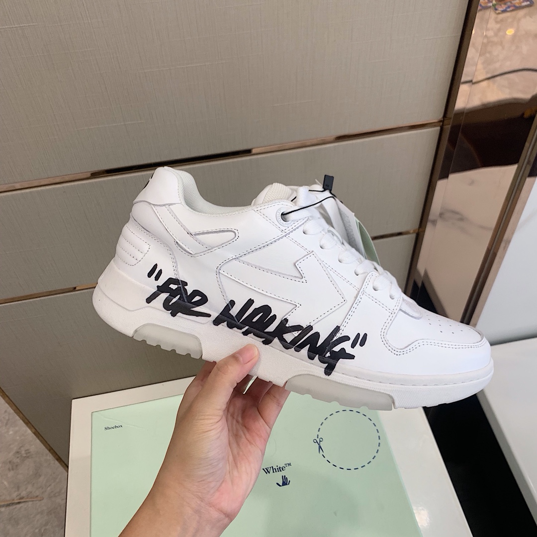 Off White Low Top Sneakers White