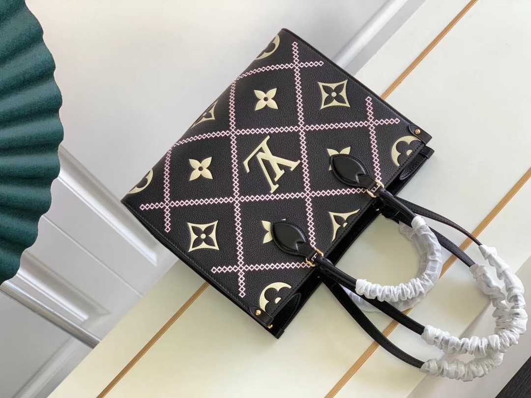 l0vis Vvtt0n onthego mm tote bag black m46015 35 cm