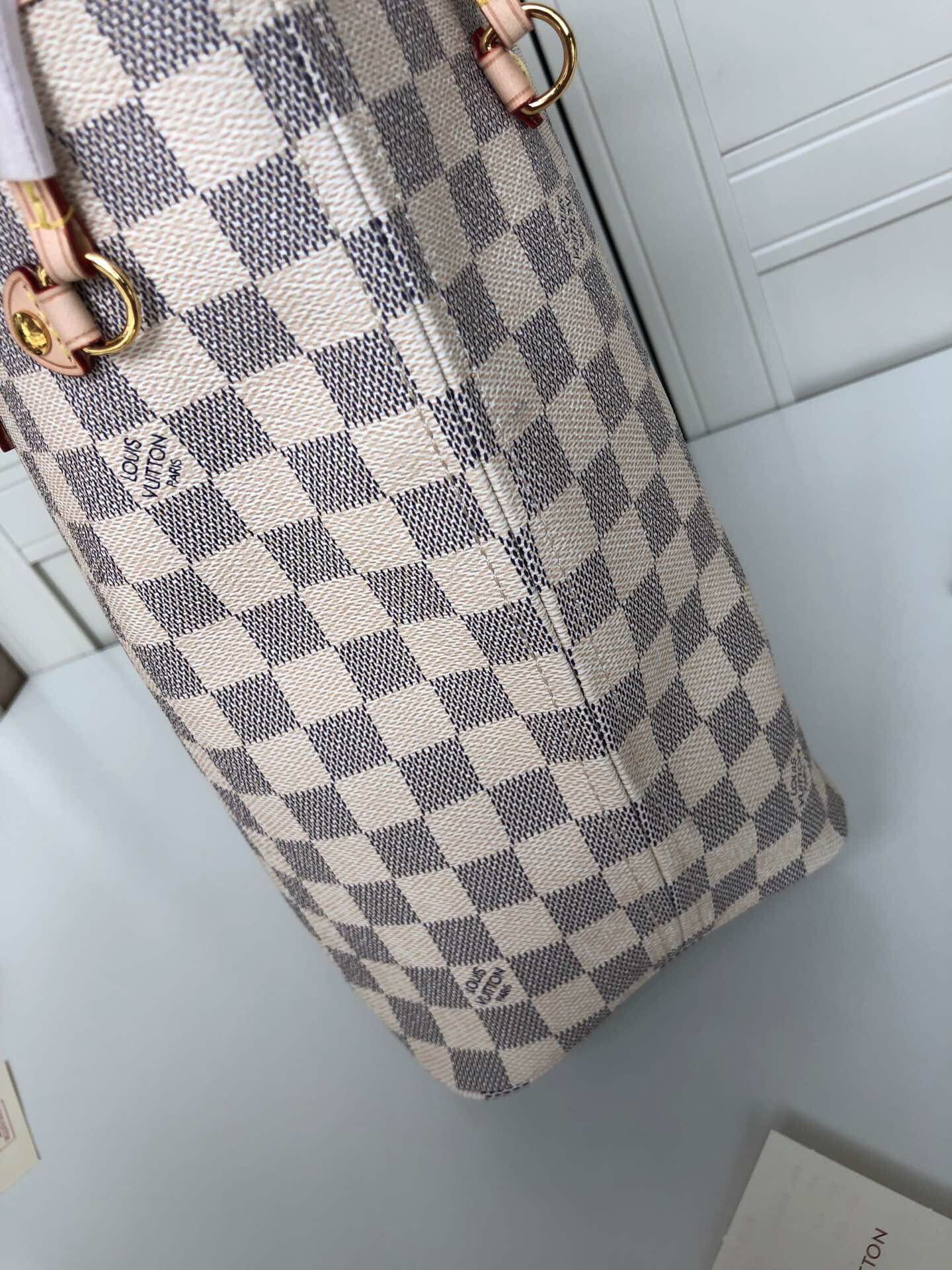 LV Neverfull Mommy shopping gm bag white 40cm