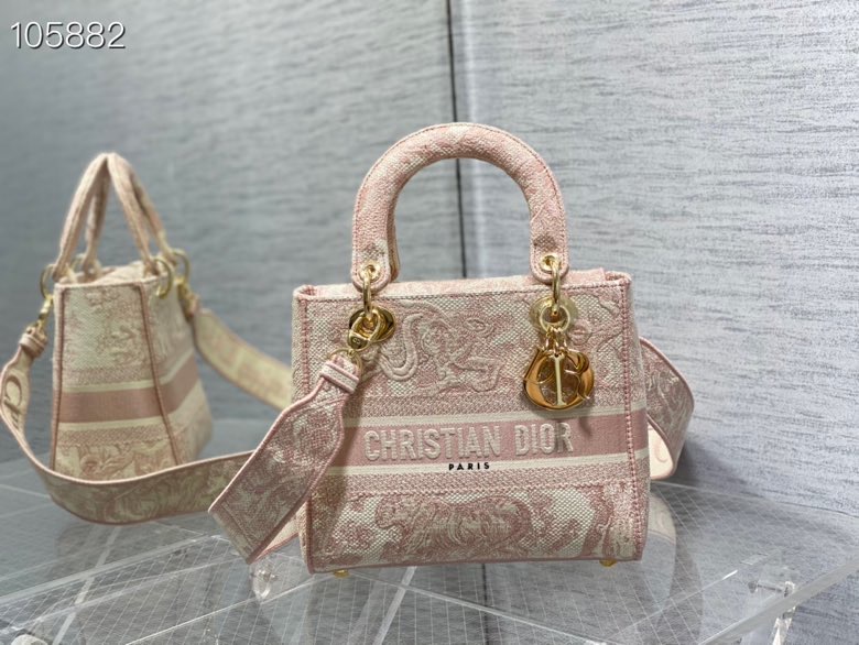 D10r medium lady d-lite bag embroidery m0565 24 cm 04