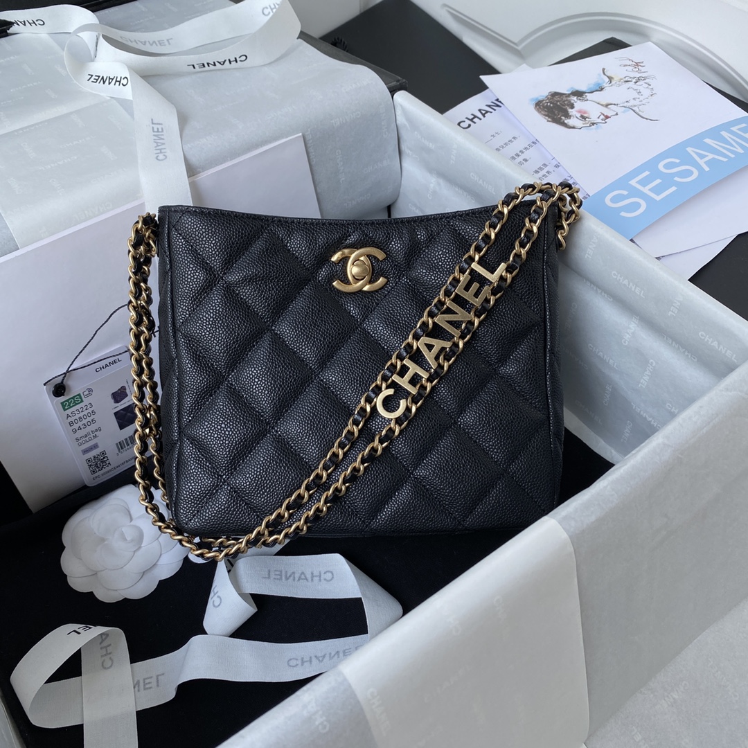 Ch**el shopping bag as3224 16cm