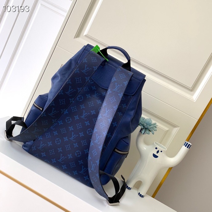 LV BACKPACK BLUE BAG M30419 37CM