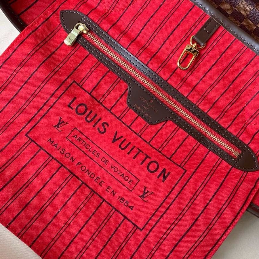 LV Neverfull MM M41603 Red - 32x 28 x 14 cm