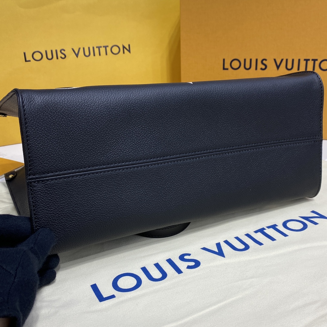 LV OnTheGo MM M45494 Black/Beige - 35 x 27 x 14 cm
