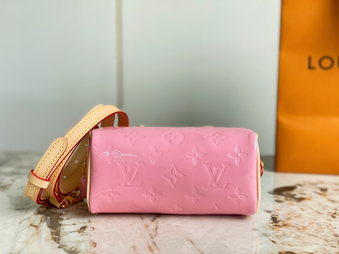 LV Sac Nano Speedy Pink M81879 - 16x10x7.5cm