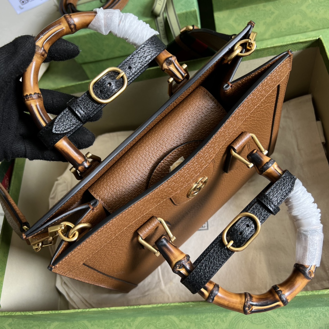 Gvc*1 diana small tote bag cuir leather‎ 702721  - 27 x 24 x 11cm