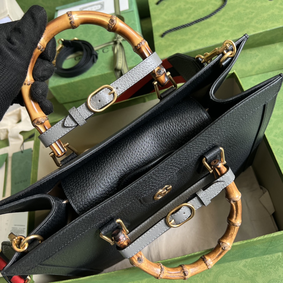 Gvc*1 diana medium tote bag  black 678842   - 35 x 30 x 14cm