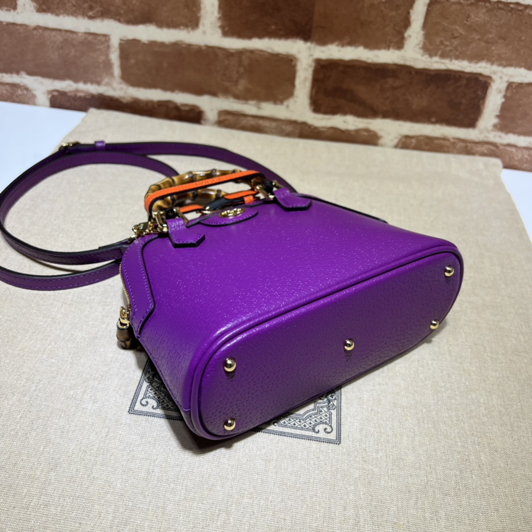 Gvc*1 diana mini tote bag  purple  715775  - 20 x 16x 8.5cm
