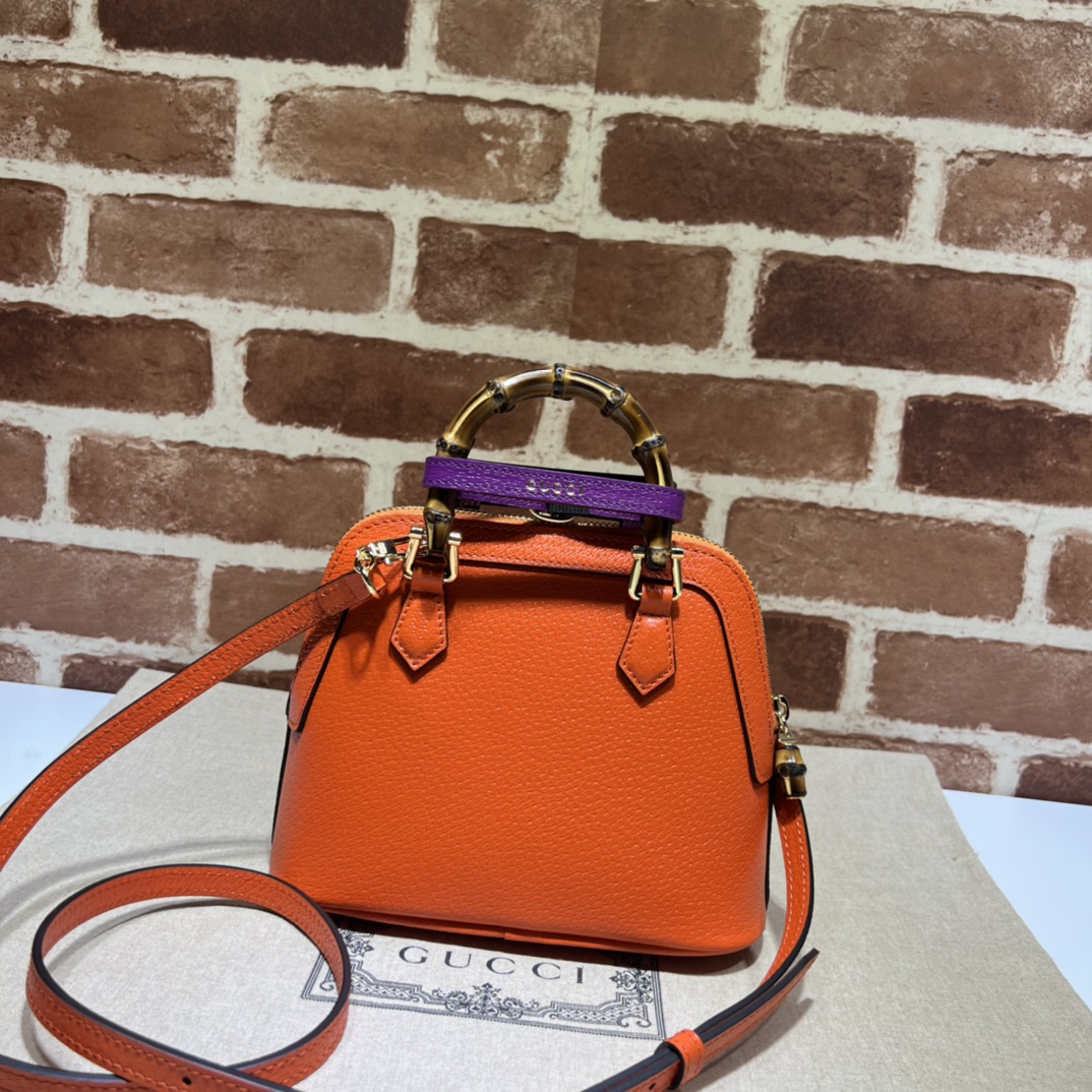 Gvc*1 diana mini tote bag  orange 715775  - 20 x 16x 8.5cm