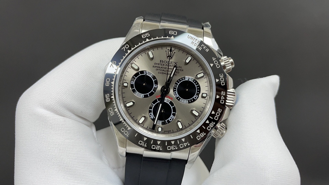 R01ex daytona 12.2mm nfc  40mm 7750  grey
