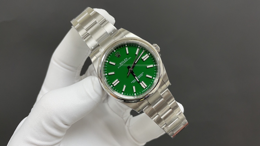 R01ex oyster perpetual  41mm 3230 green