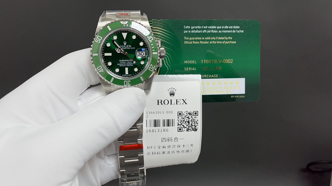 R01ex submariner green dial green
